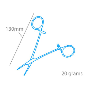 Modelcraft PCL5044 Straight Locking Forceps Jaws (Smooth) (130mm) – obrázek 2