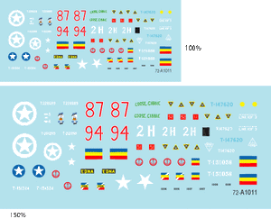 Star Decals 72-A1011 British Special Shermans BARV, Crab, Crocodile 1/72 – image 3