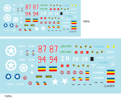 Star Decals 72-A1011 British Special Shermans BARV, Crab, Crocodile 1/72 – image 3