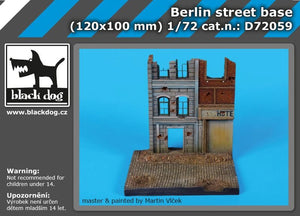 Black Dog D72059 Berlin street base 1/72
