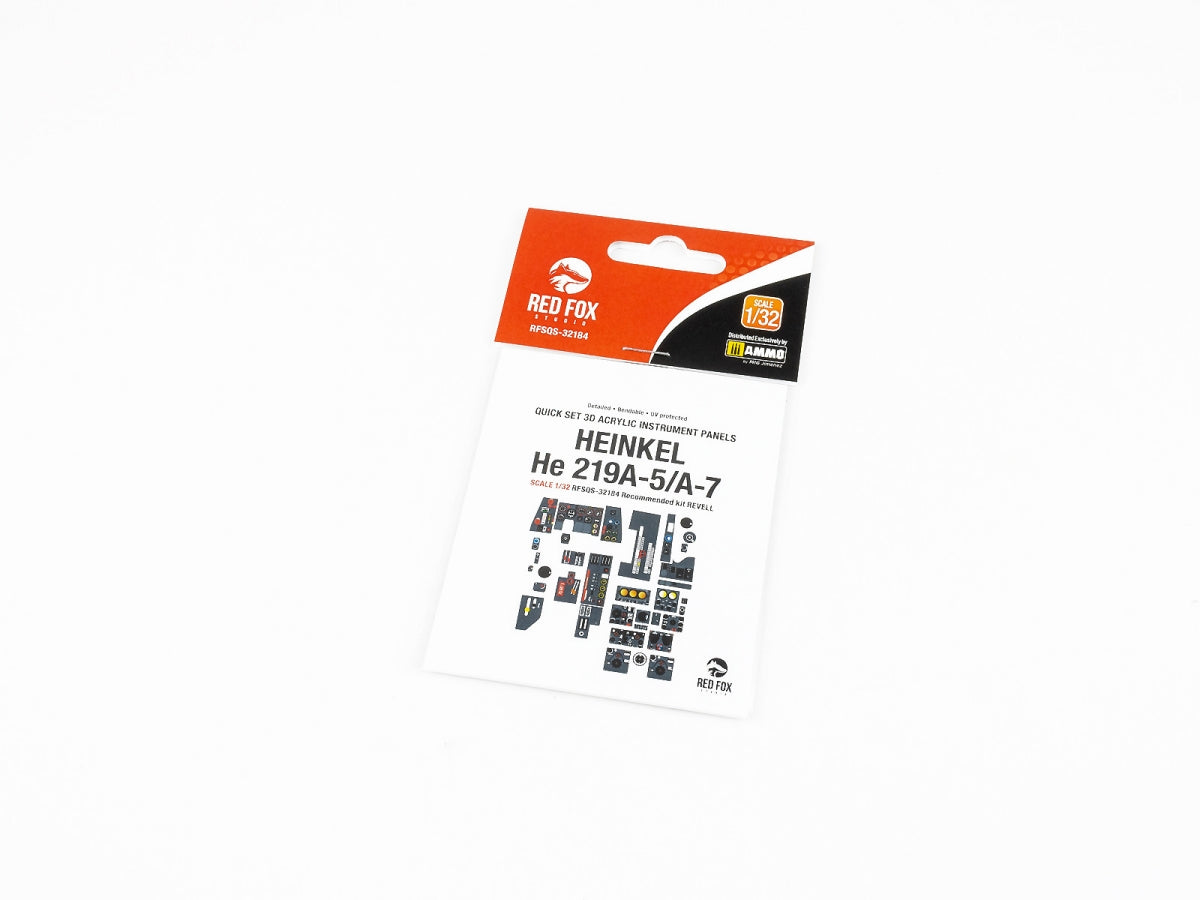 Red Fox Studio QS-32184 Heinkel He 219A-5/A-7 UHU Revell 1/32