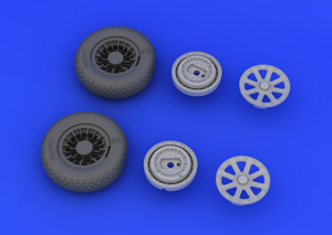 Eduard 632019 F4U-1 wheels 1/32 (Tamiya) – image 5
