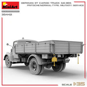 Miniart 35442 GERMAN 3T CARGO TRUCK 3.6-36S. PRITSCHE-NORMAL-TYPE. MILITARY SERVICE 1/35 – imagen 10