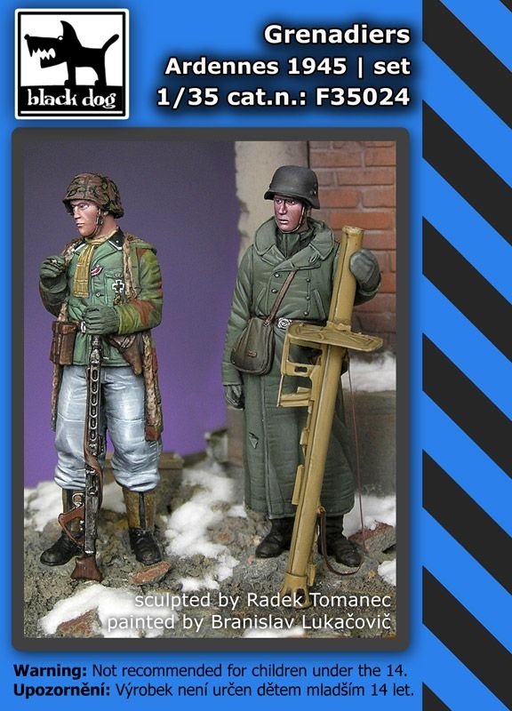 Black Dog F35024 Grenadiers Ardennes 1945 1/35