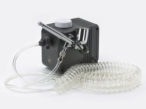 Tamiya 69927 SPRAY-WORK AIR COMPRESSOR ADV. W/Sparmax Airbrush Sx 0.5D – Bild 2