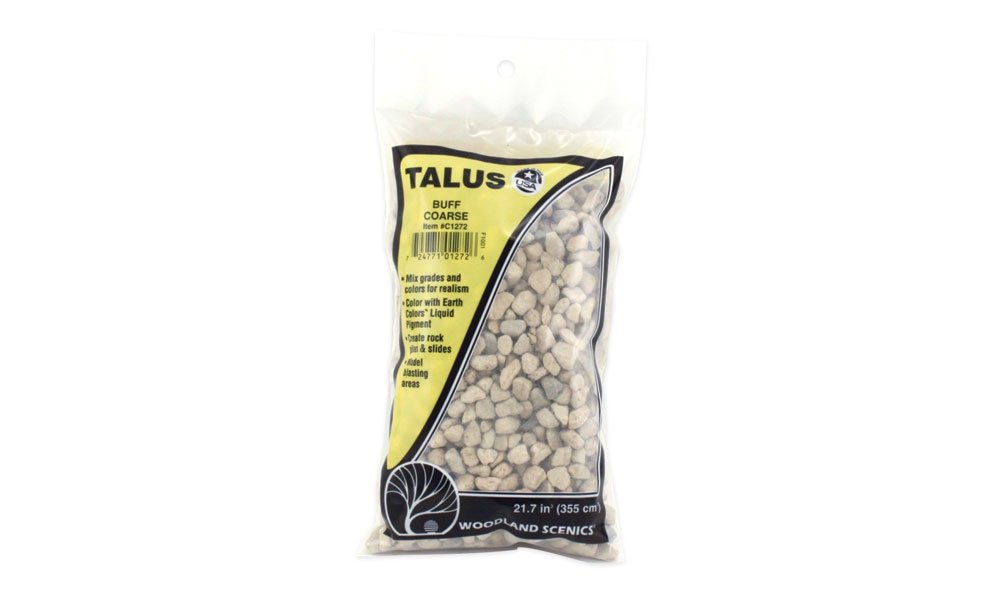 Woodland Scenics WC1272 Coarse Buff Talus - coarse rock aggregate – Bild 2