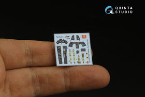 Quinta Studio QD72041 Fw 190A-8 3D-Printed &amp;amp; colored Interior on decal paper (Eduard) 1/72 – image 4