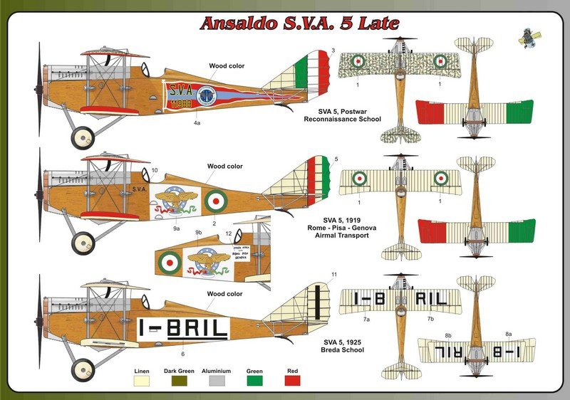 Fly 48007 ANSALDO SVA5 LATE 1/48 – obrázek 4