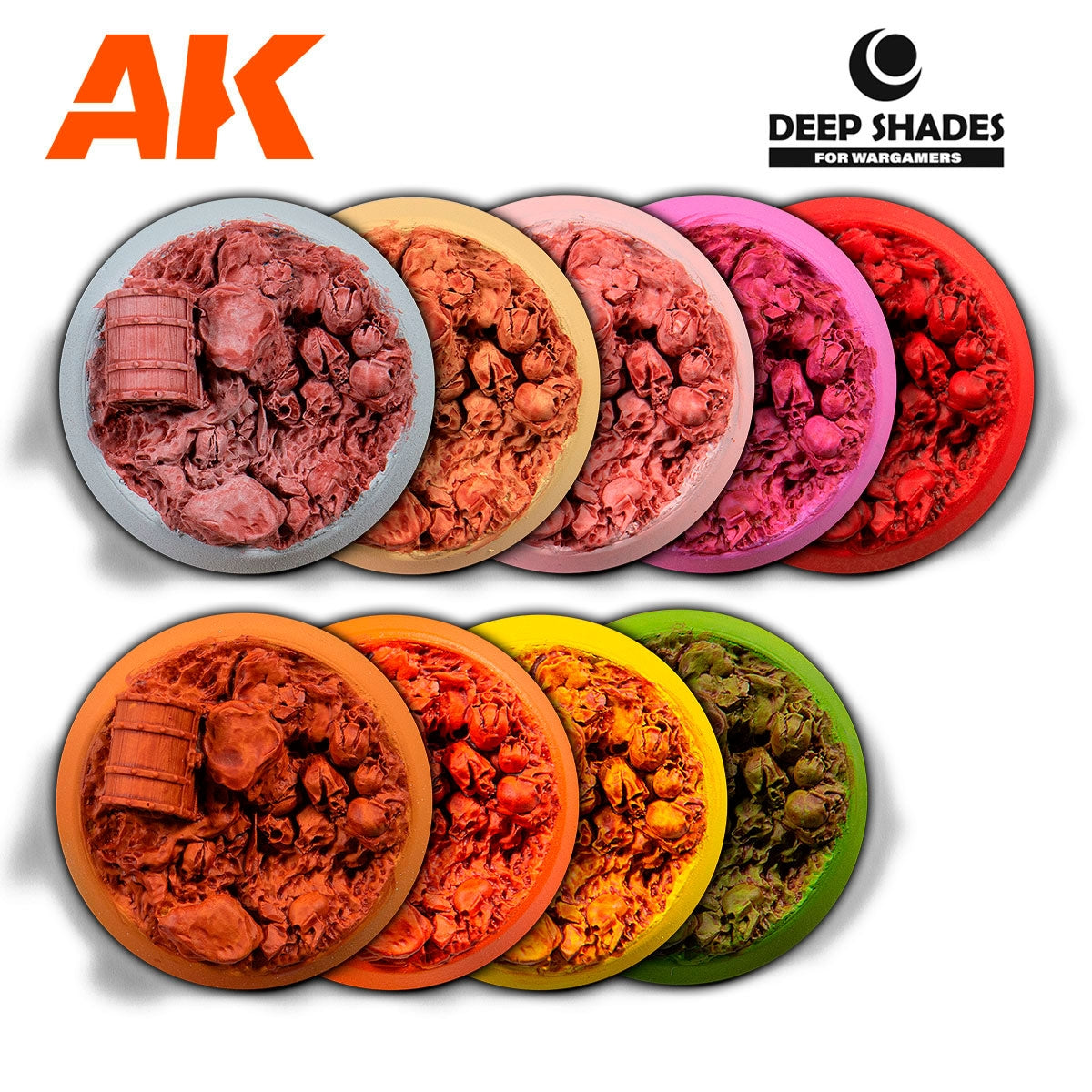 AK Interactive AK13006 HUMAN SKIN – DEEP SHADES 30ML – image 2