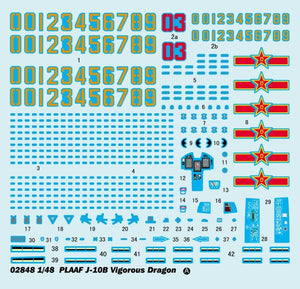 Trumpeter 02848 PLAAF J-10B Vigorous Dragon 1/48 – zdjęcie 12