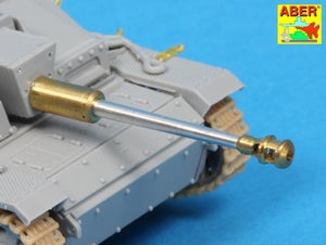 Aber 72L-60 Barrel for German StuG.III, Ausf.G middle version / German StuK.40 L/48 7.5 cm Bartel with middle model muzzle brake for StuG.III Ausf.G middle 1/72 – imagen 5