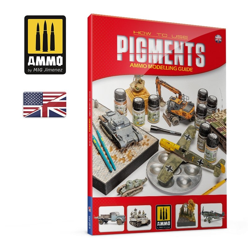 Ammo of Mig 6293 How to use Pigments - AMMO Modeling Guide (English)
