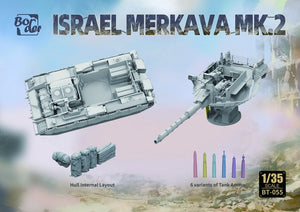 Border Model BT-055 Israel Merkava Mk.2 W/ Full Interior &amp;amp; Workable Tracks 1/35 – image 3