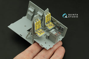 Quinta Studio QD32218 Boeing B-17G Navigator, bombardier, waist and tail gunners compartments. 3D-Printed colored Interior (HK models) 1/32 – image 7