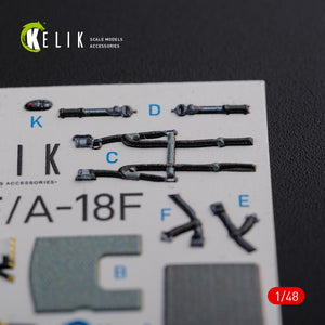 KELIK K48078 F/A-18F Super Hornet interior 3D decals for MENG kit 1/48 – image 10