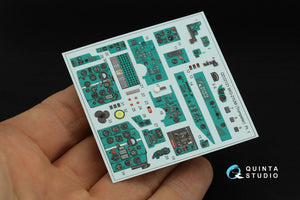 Quinta Studio QD32121 MiG-21UM 3D-Printed &amp;amp; colored Interior on decal paper (Trumpeter) 1/32 – image 9