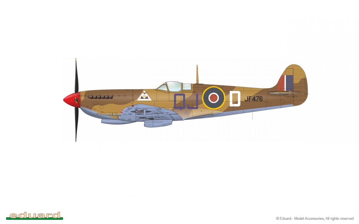 Eduard 8287 Spitfire HF Mk.VIII 1/48 – zdjęcie 5