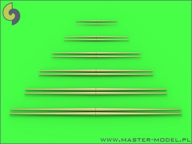 Master SM-350-087 Universal spar set No. 1 (lengths = 10, 15, 20, 25, 30, 35mm - 2 pcs.)