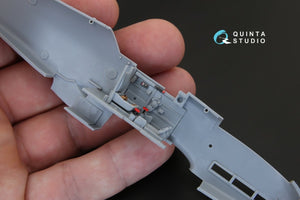 Quinta Studio QD48140 Ki-61-I 3D-Printed &amp;amp; colored Interior on decal paper (for Hasegawa kit) 1/48 – image 5