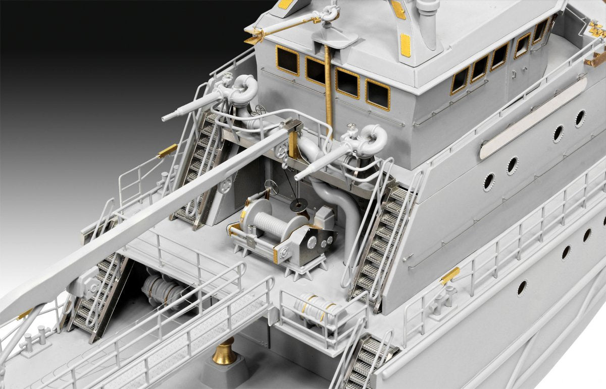 Revell 05198 Search &amp;amp; Rescue Vessel HERMANN MARWEDE Platinum Edition 1/72 – obrázek 4