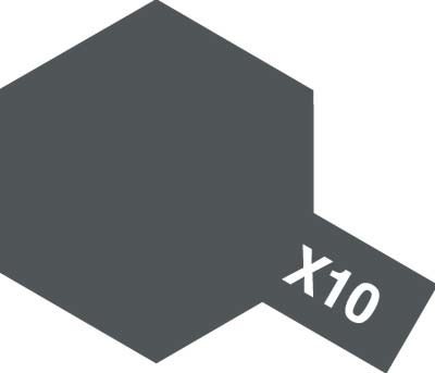 Tamiya X10 Gun Metal (81510) Acrylic paint 10ml – Bild 2