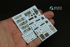 Quinta Studio QD48573 MiG-31M 3D-Printed &amp;amp; colored Interior on decal paper (Hobby Boss) 1/48 – imagen 11