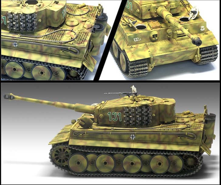 Academy 13287 GERMAN TIGER I Ver. MID 1/35 – obrázek 3