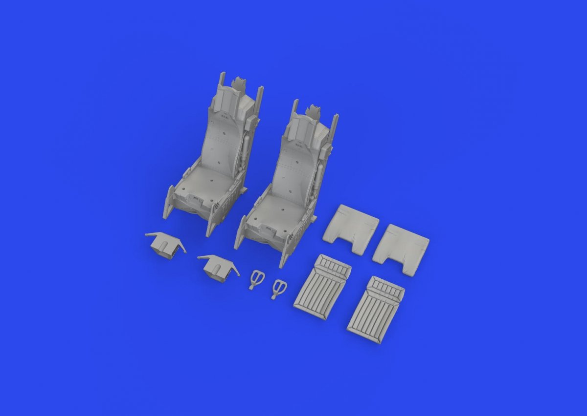 Eduard 648893 F-16D ejection seats PRINT KINETIC MODEL 1/48 – Bild 3