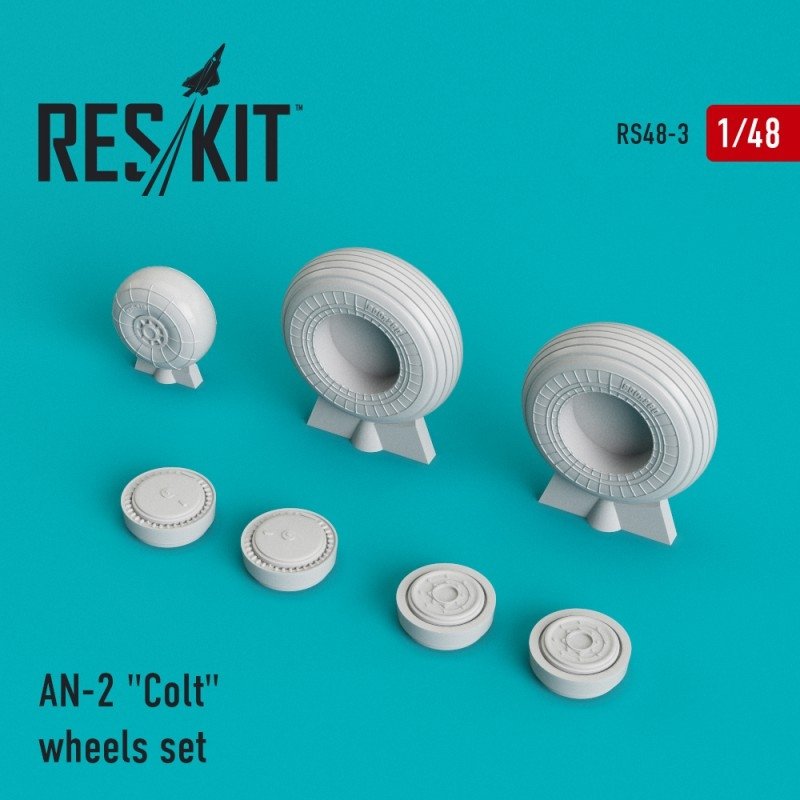 RESKIT RS48-0003 AN-2 &amp;quot;Colt&amp;quot; wheels set 1/48