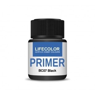 Lifecolor BC07 Acrylic Primer Black 22ml – immagine 2