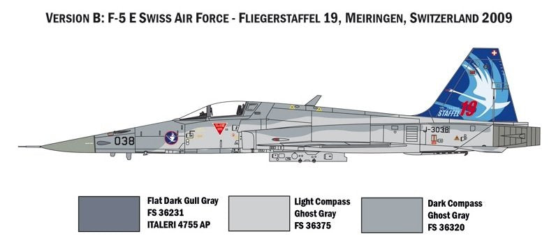 Italeri 1420 F-5E Swiss Air Force 1/72 – Bild 3