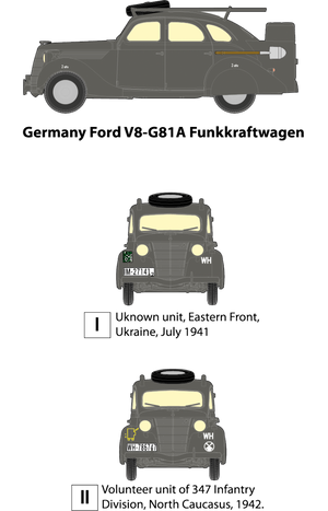Roden 818 Ford V8-G81A Funkkraftwagen 1/35 – obrázek 2