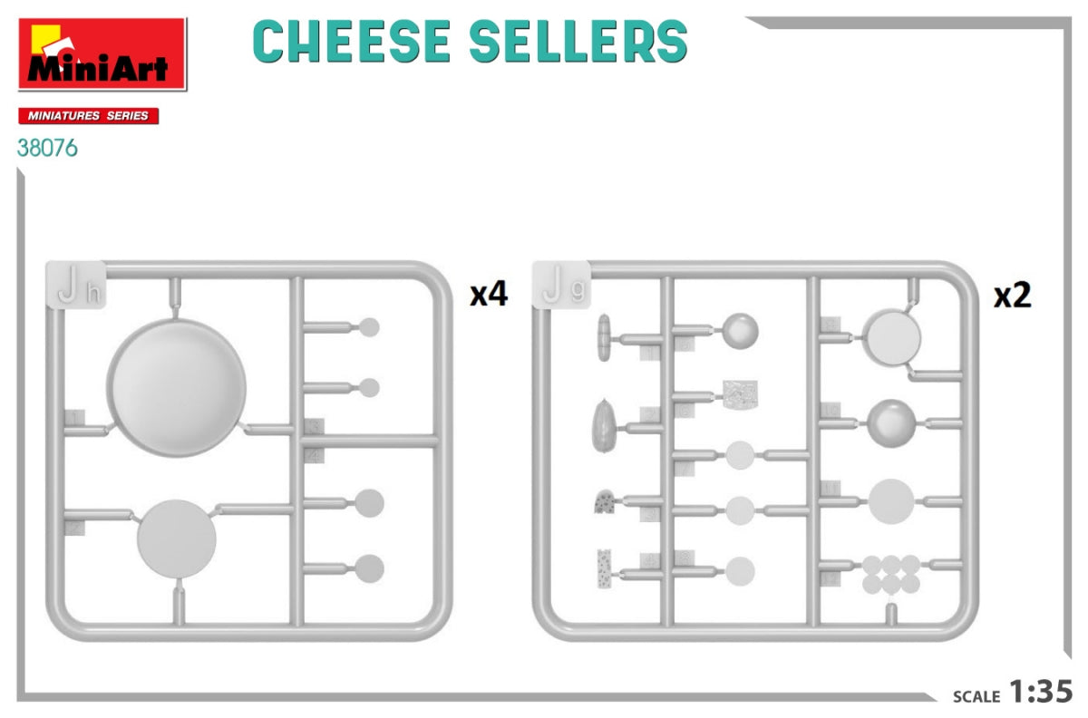 MiniArt 38076 VENDEURS DE FROMAGE 1/35 – image 5