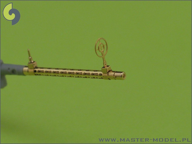 Master AM-32-013 German aircraft machine gun MG 15 - turned barrels and etched sights (2pcs) 1/32 – Bild 5