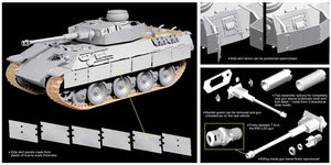 Dragon 6835 Bergepanther avec Aufgesetztem Pz.Kpfw.IV Turm Als Befeh 1/35 – image 2