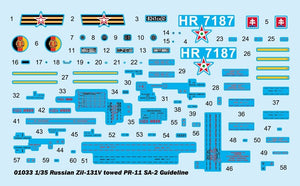 Trumpeter 01033 Russian Zil-131V towed PR-11 SA-2 Guideline 1/35 – image 3