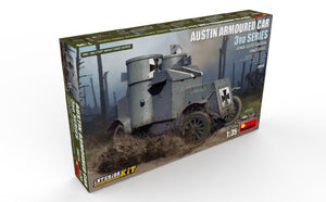 Miniart 39010 AUSTIN ARMORED CAR 3rd SERIES: GERMAN, AUSTRO-HUNGARIAN, FINNISH SERVICE. INTERIOR KIT 1/35 – immagine 2