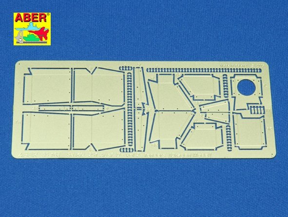 Aber 35168 Sd.Kfz.251/1 ausf.D part 2 fenders (DRA) (1/35)