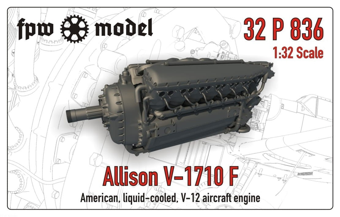 FPW Modèle 32P836 Allison V-1710 F 1/32 
