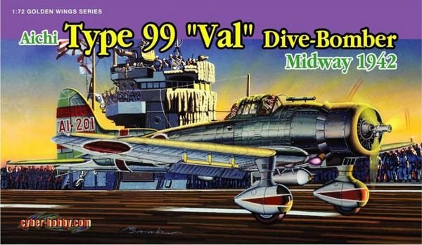 Dragon 5107 Aichi Type 99 &amp;quot;Val&amp;quot; Dive-Bomber, Midway 1942 1/72