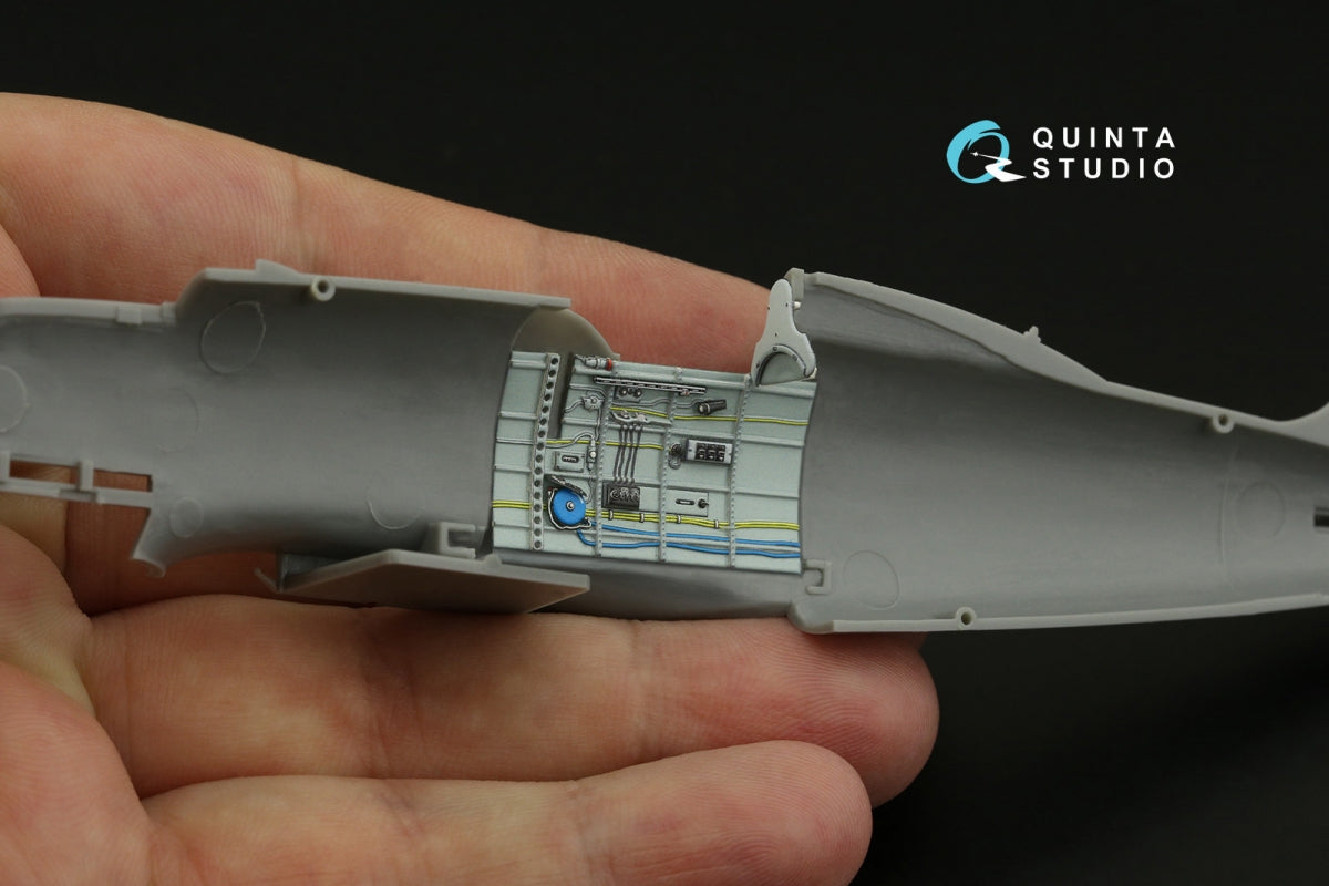 Quinta Studio QD48391 Macchi C.205 Veltro 3D-Printed &amp;amp; colored Interior on decal paper (Hasegawa/Italeri) 1/48 – image 12