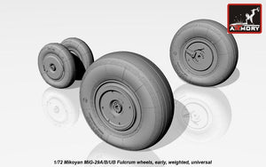 Armory Models AW72037 Mikoyan MiG-29A/B/UB Fulcrum weighted wheels, early 1/72 – image 5