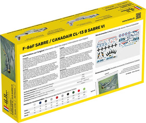Heller 56277 F-86F SABER / CANADAIR CL-13 B SABER VI - Starter Kit 1/72 – Bild 2