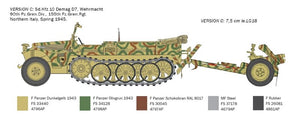 Italeri 6595 Sd. Kfz. 10 Demag D7 avec canon de 7,5 cm leIG 18 et équipage au 1/35 – image 4