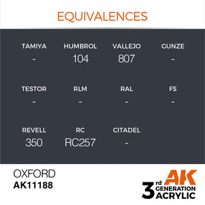 AK Interactive AK11188 OXFORD – STANDARD 17ml – Bild 3