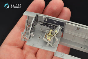 Quinta Studio QD32063 Bf 110C/D 3D-Printed &amp;amp; colored Interior on decal paper (for Dragon kit) 1/32 – immagine 9