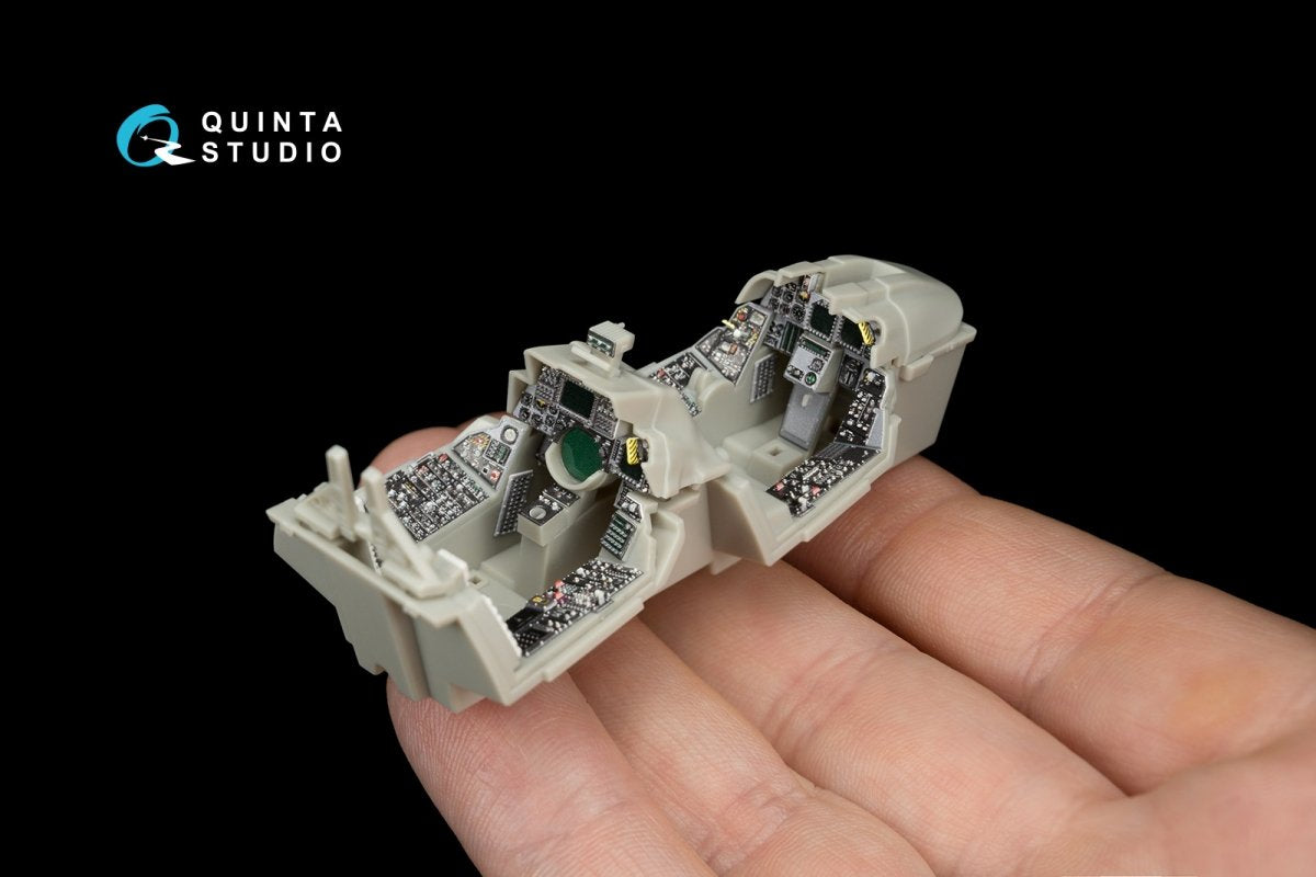 Quinta Studio QD48070 F-14D 3D-Printed &amp;amp; colored Interior on decal paper (for Tamiya kit) 1/48 – image 10