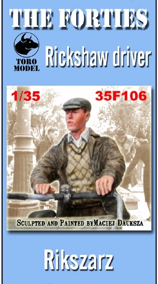 ToRo Model 35F106 The Forties - Rickshaw driver 1/35
