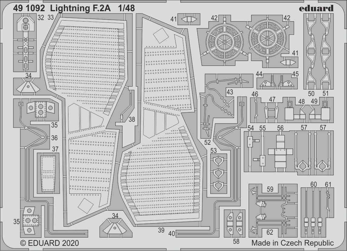 Eduard 491092 Lightning F.2A 1/48 AIRFIX – image 2