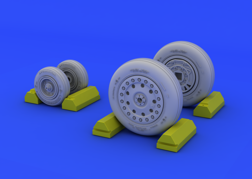 Eduard 648114 F-4B/ N wheels 1/48 (Academy) – image 2